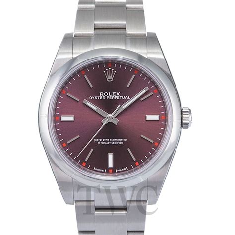 rolex oyster perpetual 114300 watch|Rolex Oyster Perpetual purple dial.